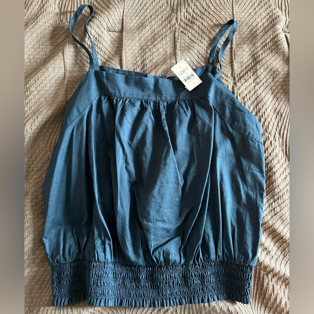 Loft Navy Blue Tank Top